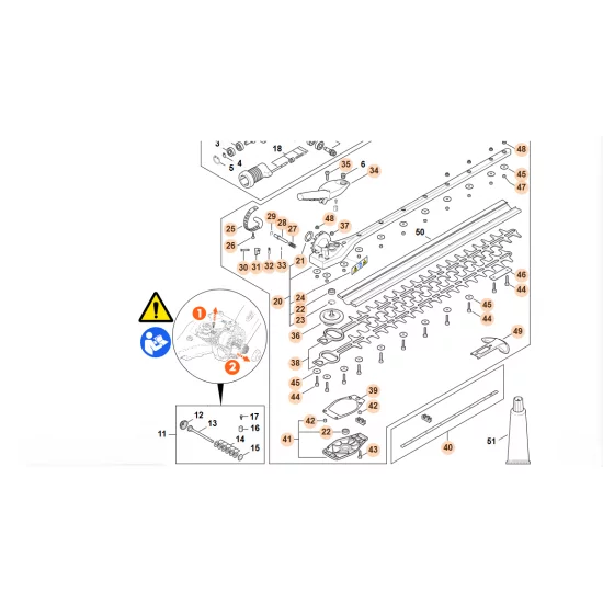 STIHL  Obudowa przekładni 4243 640 0537